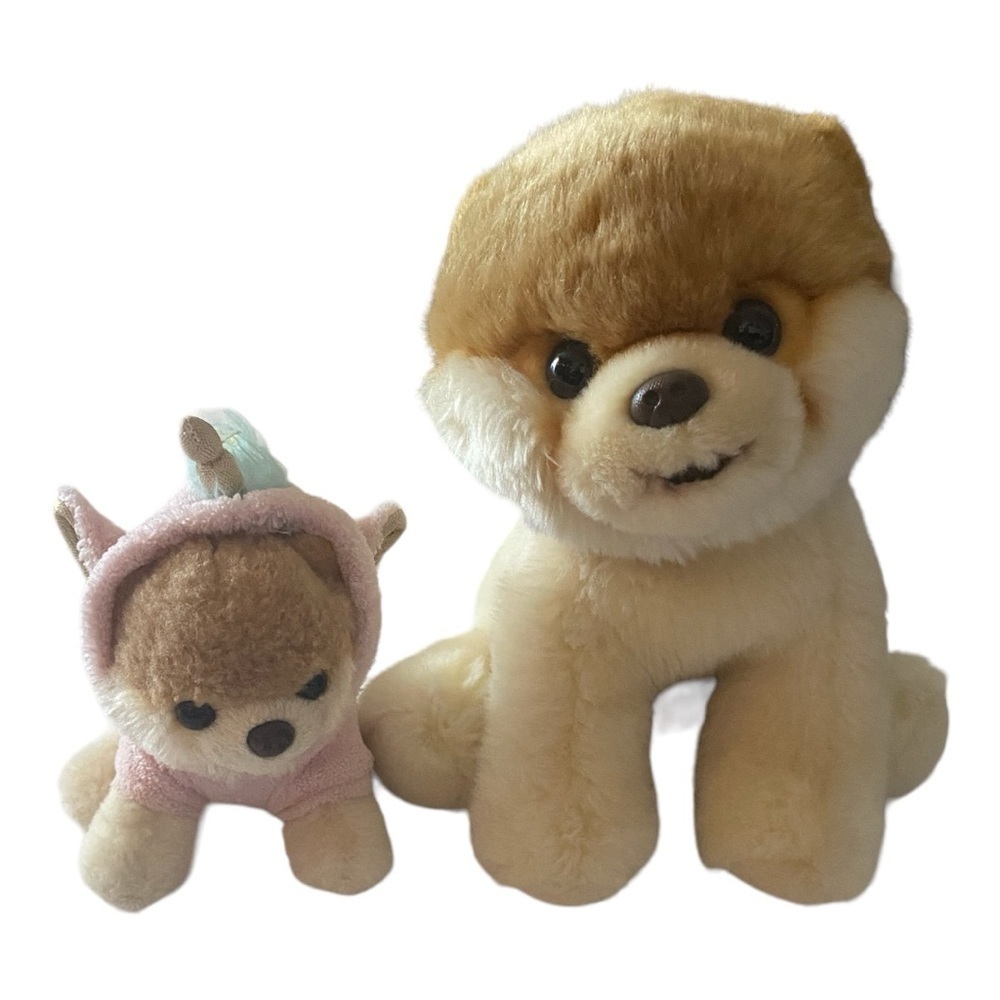GUND-PLUSH BOO DOG AND PLUSH  ITTY BITTY BOO PLUSH